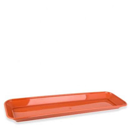 Prato para Floreira Tradicional Retangular Castanho 55cm