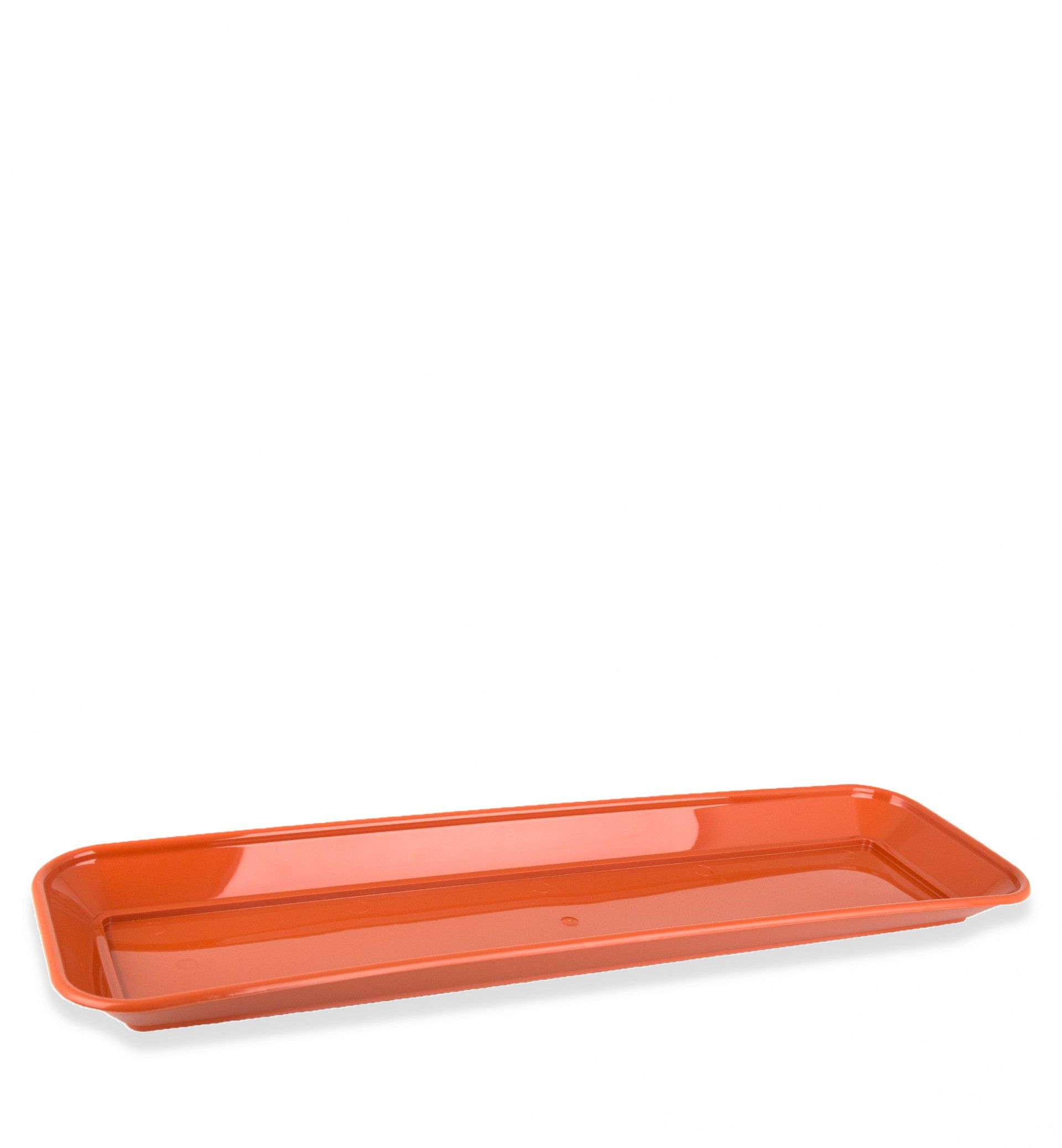 Prato para Floreira Tradicional Retangular Castanho 55cm