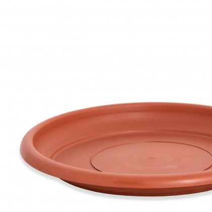 Prato para Vaso Tradicional Redondo Terracota 33cm