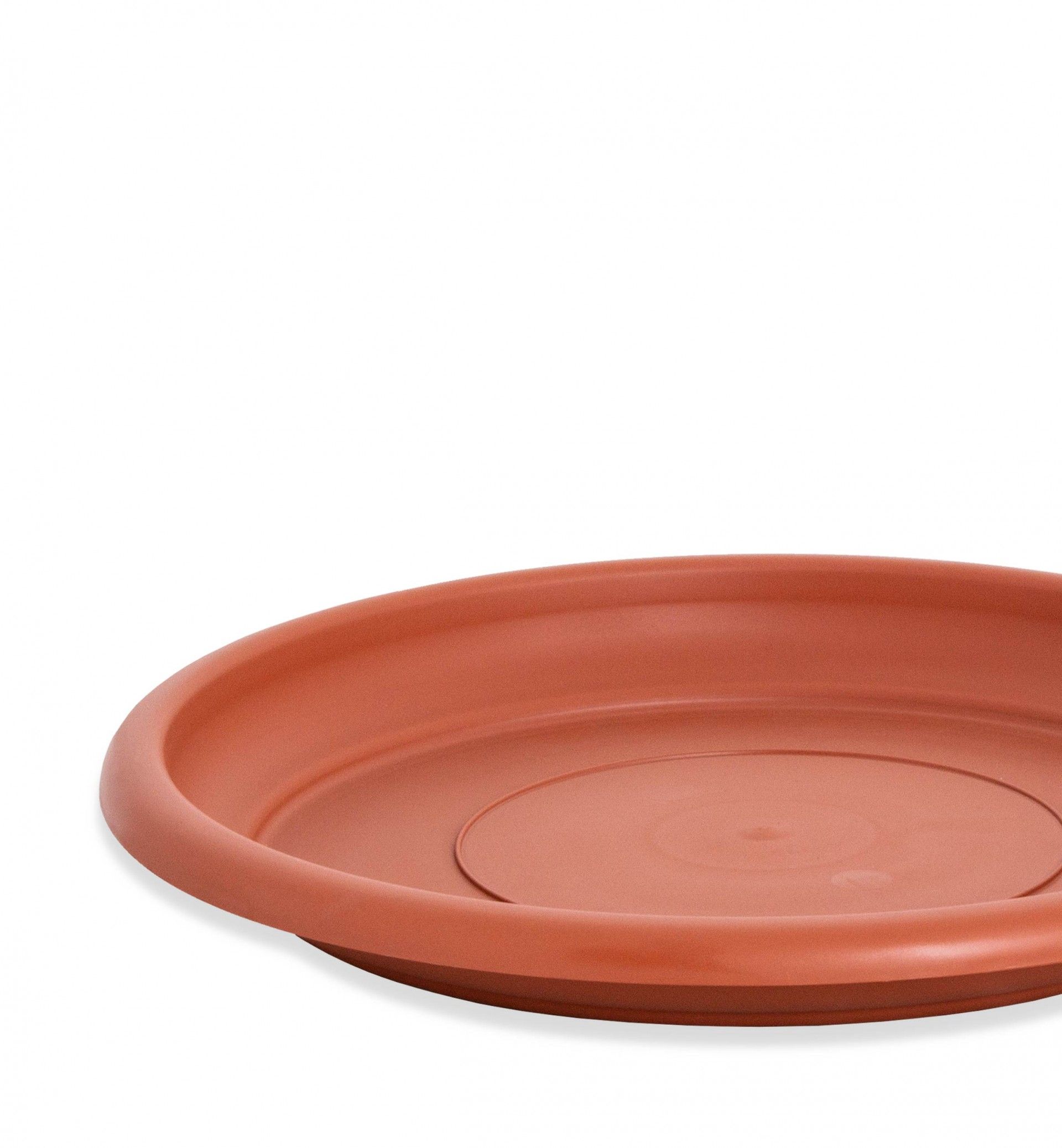 Prato para Vaso Tradicional Redondo Terracota 33cm