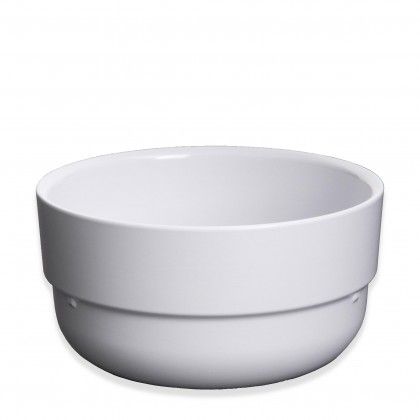 Taa Empilhvel Melamina Snack Branco 450ml 11.8X6.3cm