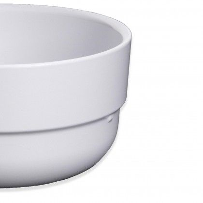 Taa Empilhvel Melamina Snack Branco 450ml 11.8X6.3cm