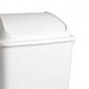 Balde Lixo com Tampa Basculante Branco 26l 36X30X51cm
