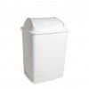 Balde Lixo com Tampa Basculante Branco 26l 36X30X51cm