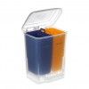 Balde Eco Duplo com Pedal Amarelo / Azul 26l (2X13l) 30X35.7X45cm