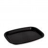 Travessa Melamina Snack Preto 29.8X19.9X2.7cm