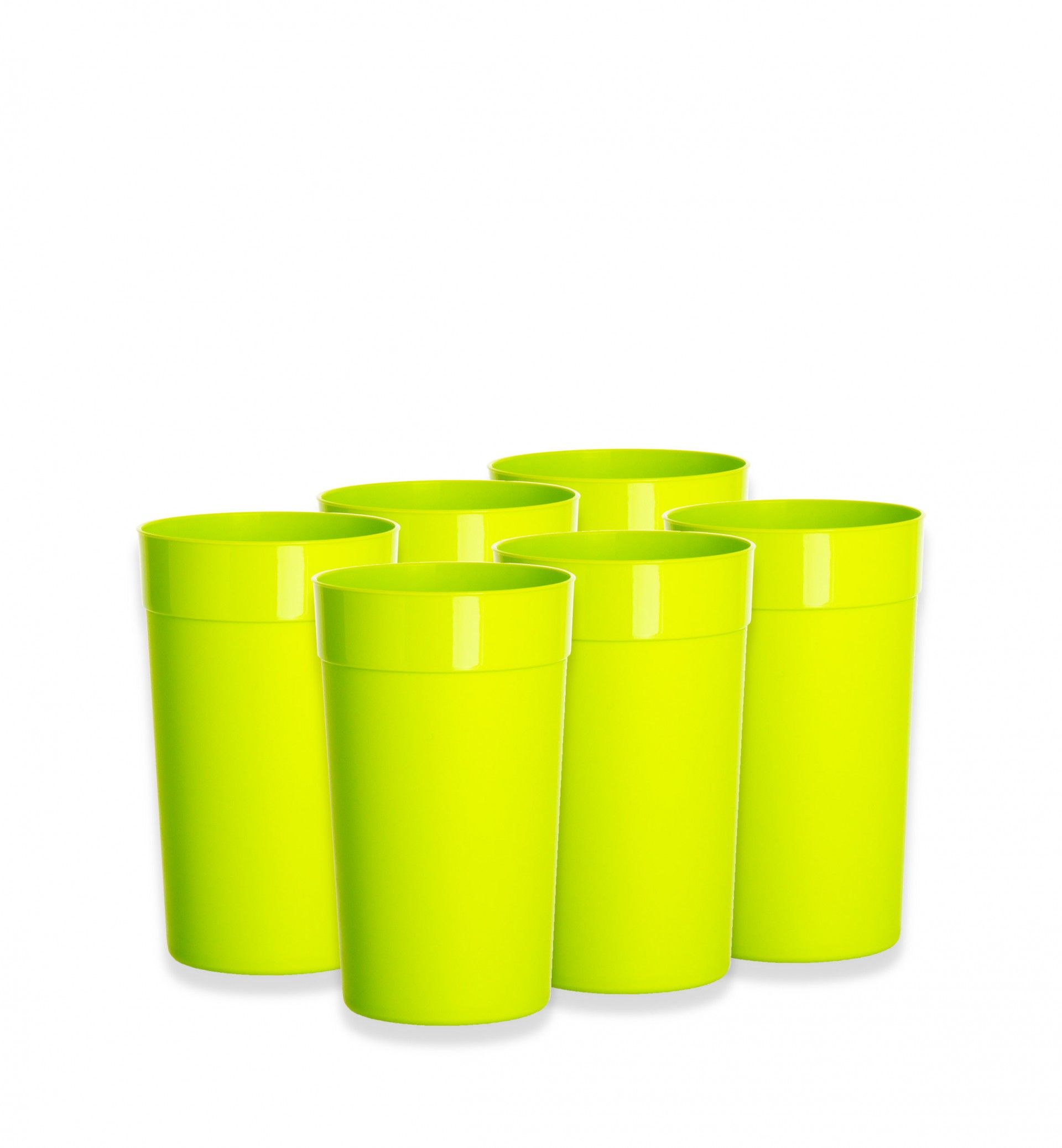 Copo Plástico Redondo 280ml 7.5X8.2cm Pack 6