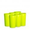 Copo Plstico Redondo 280ml 7.5X8.2cm Pack 6