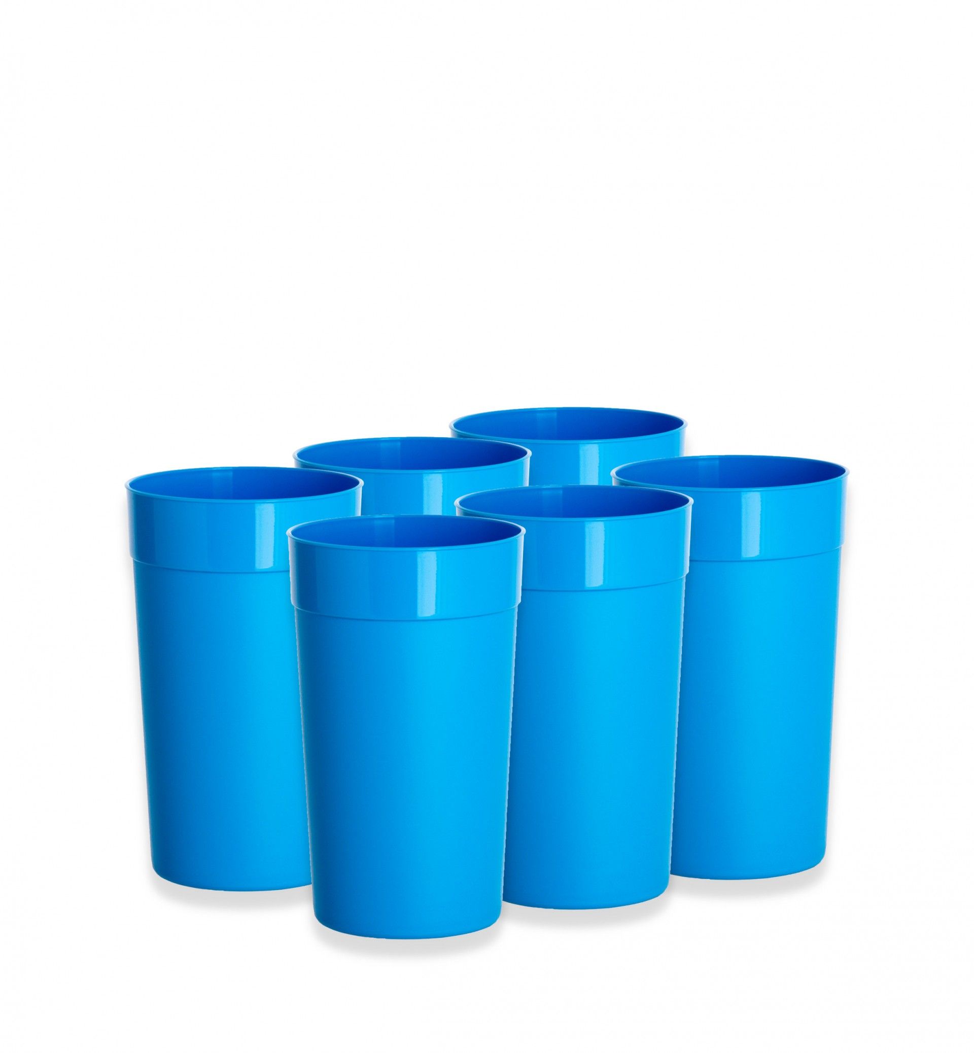 Copo Plástico Redondo 280ml 7.5X8.2cm Pack 6