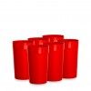 Copo Plstico Redondo 280ml 7.5X8.2cm Pack 6