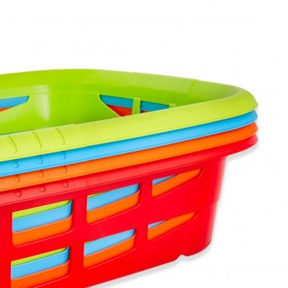 Cesto Roupa Codil Summer Baixo 25L 65X44X13cm Cesto Roupa Codil Summer Baixo 25L 65X44X13cm