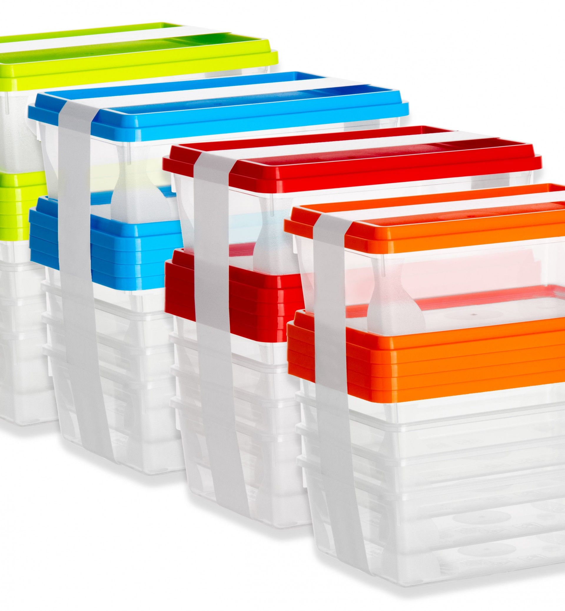 Caixa Hermética 0.400ml 13.3X9.4X4.8cm Pack 5