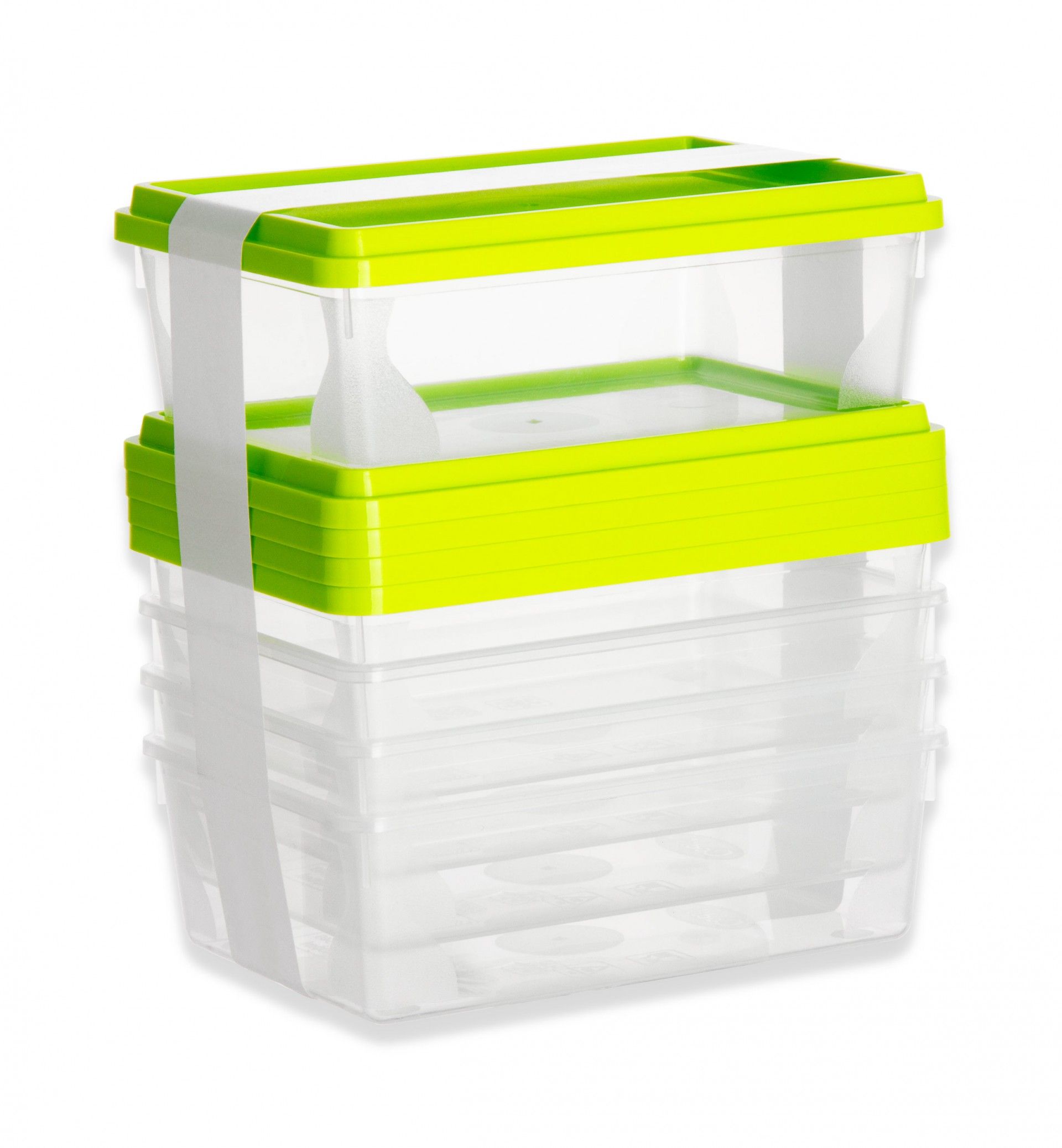 Caixa Hermética 0.400ml 13.3X9.4X4.8cm Pack 5