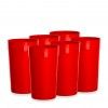 Copo Plstico Redondo 350ml 7.4X12.4cm Pack 6