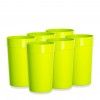 Copo Plstico Redondo 350ml 7.4X12.4cm Pack 6