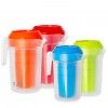 Jarro com Tampa + 4 Copos 0.28L Summer 1L 11.6X16X16.6cm
