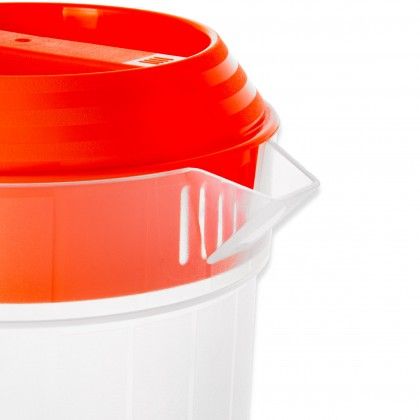 Jarro com Tampa + 4 Copos 0.28L Summer 1L 11.6X16X16.6cm