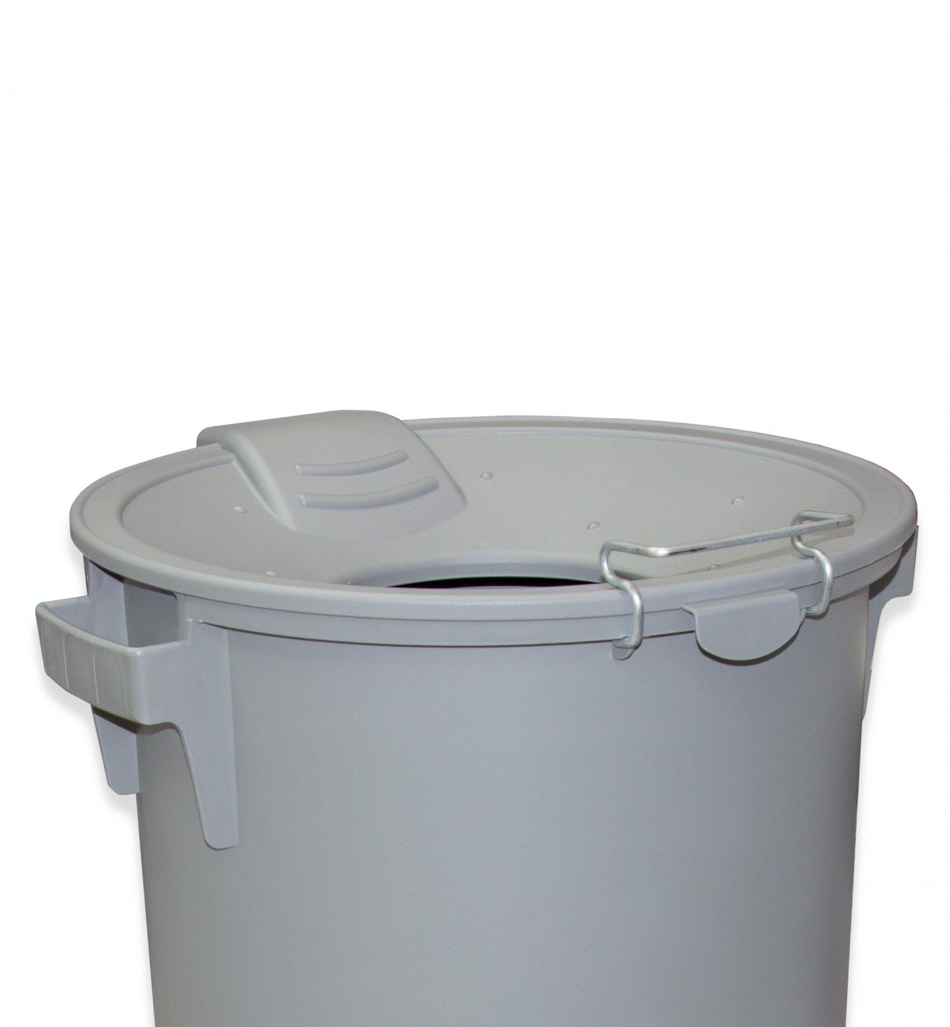 Contentor Eco Cinzento com Tampa Funil Cinzento 52l 48X50X56cm
