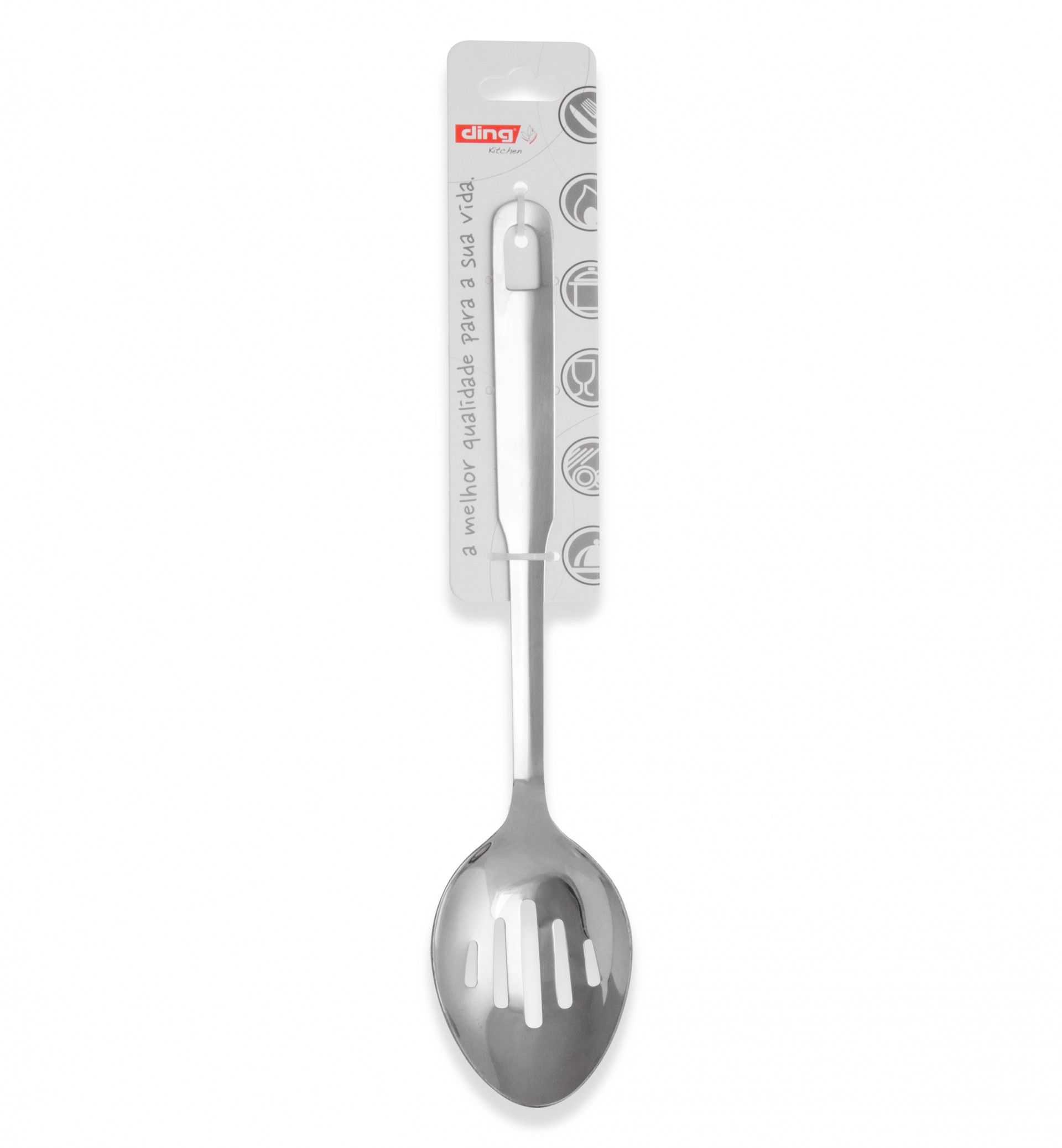 Colher Perfurada Inox Braga