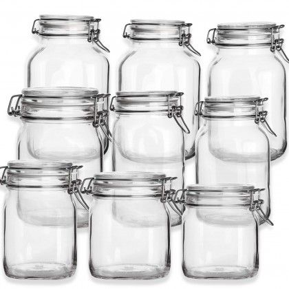 Frasco Hermtico Fido com Tampa Fecho Metlico 1000ml 14X24.2cm