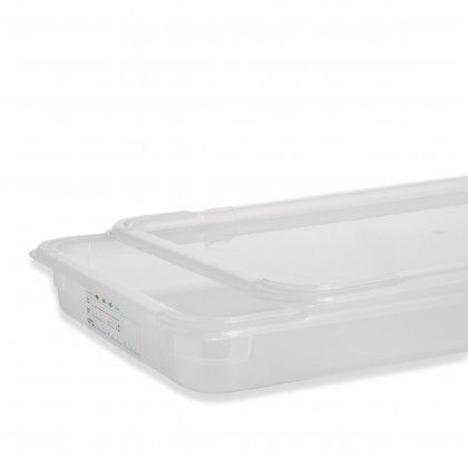 Caixa Hermtica Polipropileno Tampa Branca Gn1/1 13L 53X32.5X10cm