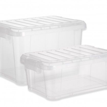 Contentor Hermtico Polipropileno Fecho Lateral 14L 38X26.5X23cm