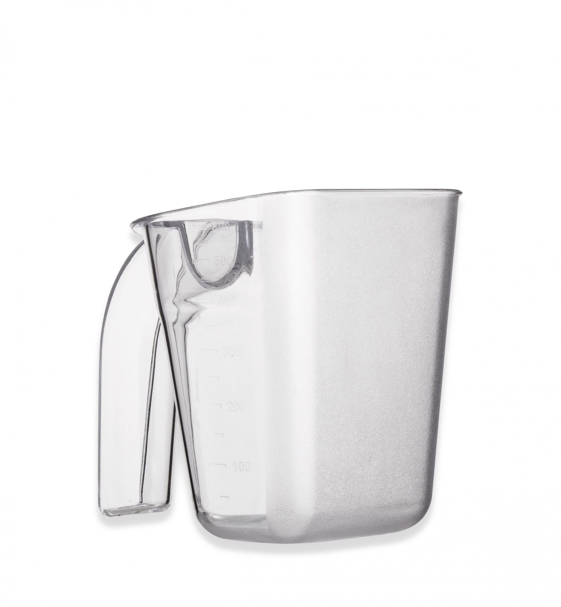 Medidor Policarbonato com Asa 600ml 12.6X11X12cm