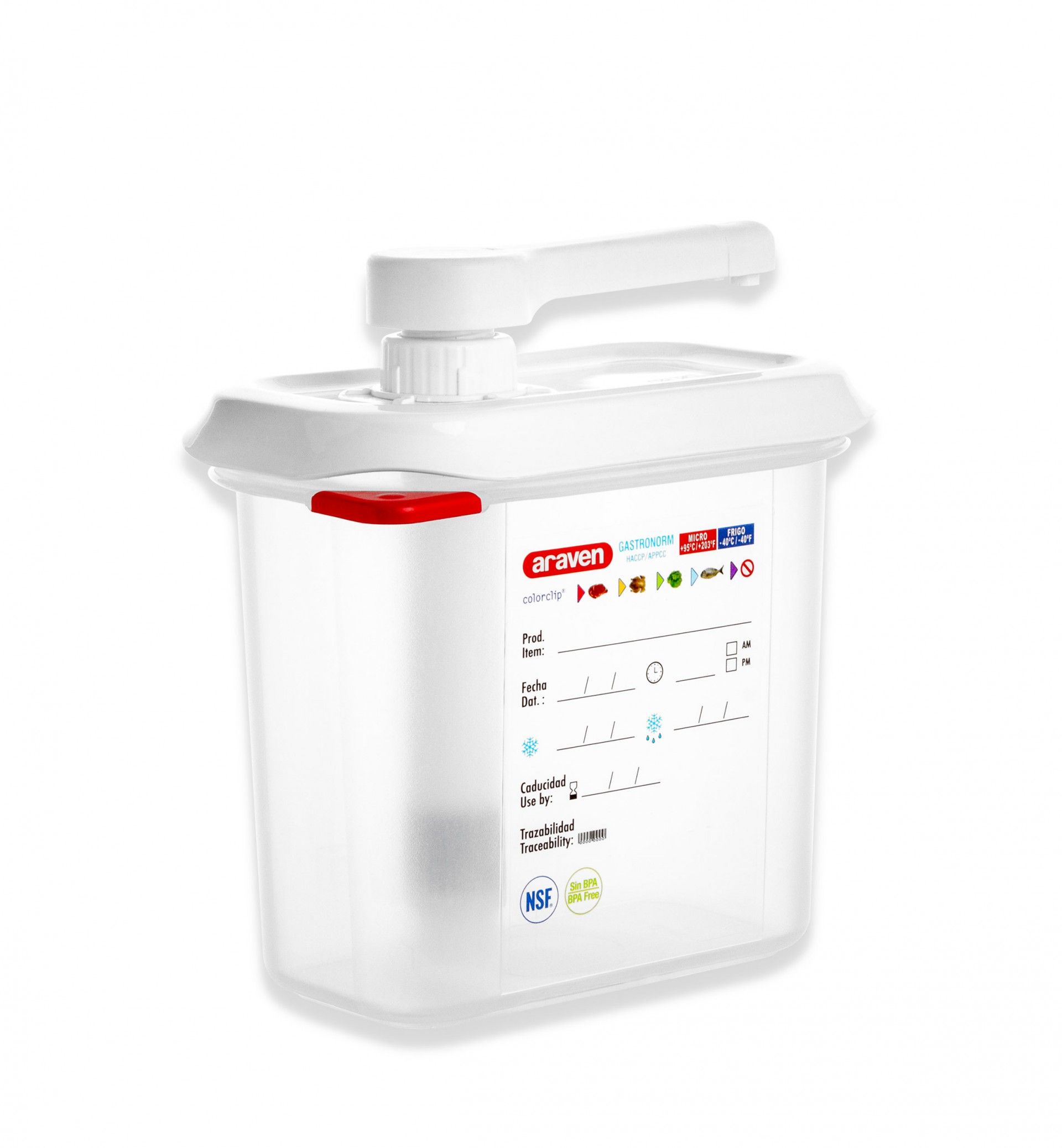 Conjunto 3 Dispensadores Molhos Gn1/9 3X1.5L 38X22.5X19.5cm