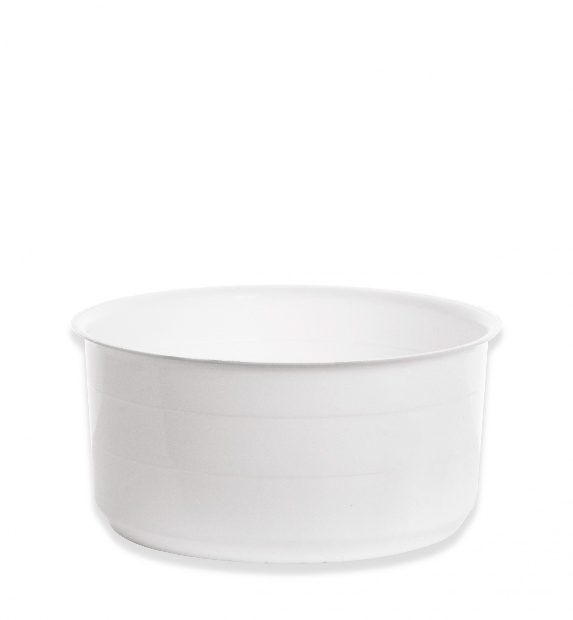 Tabuleiro para Esponja Redondo Branco 14X7cm