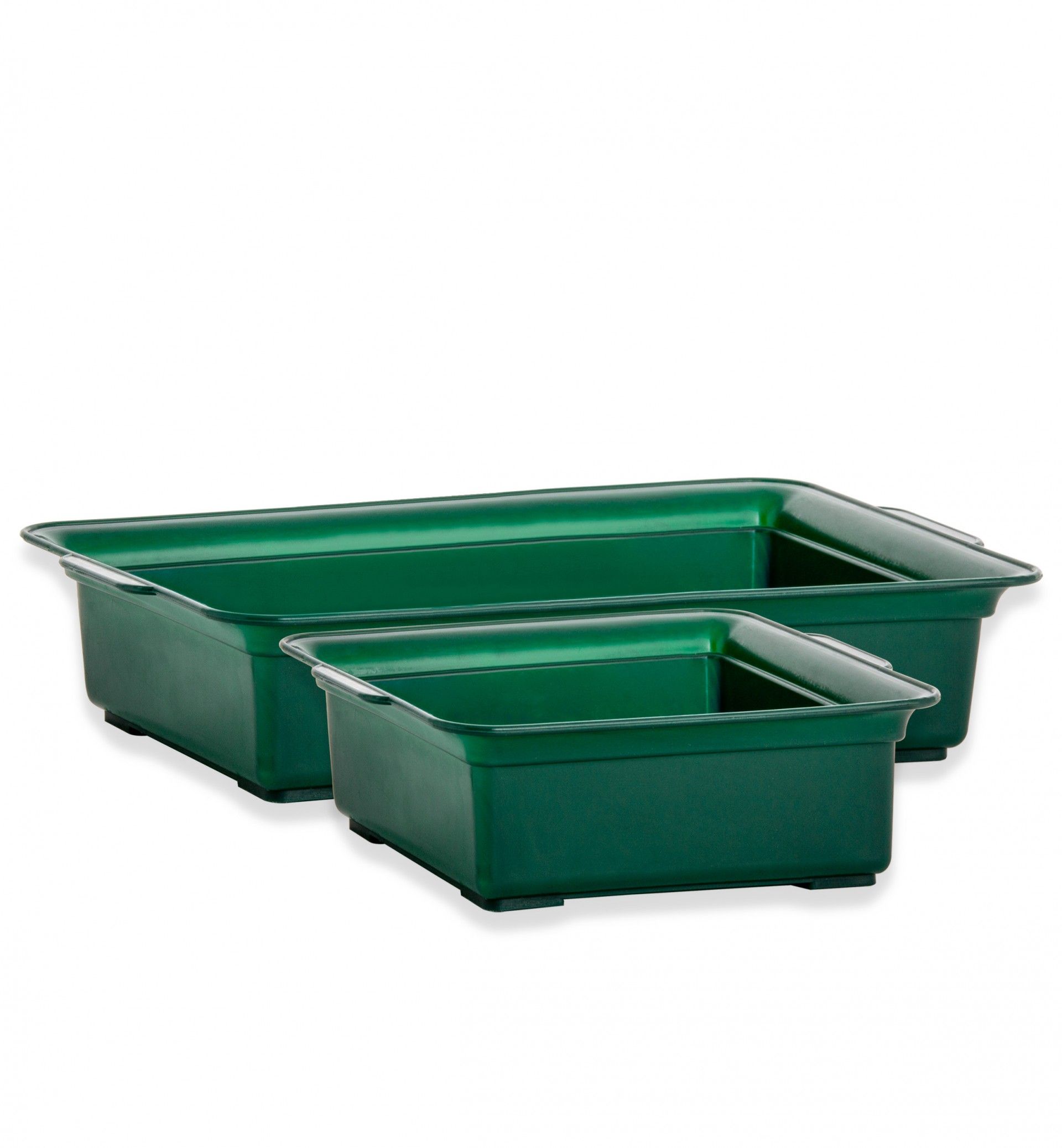 Tabuleiro para Esponja Retangular Verde 23X11cm