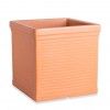 Vaso Plstico Millerigue Quadrado Terracota N.50 50X50X50cm
