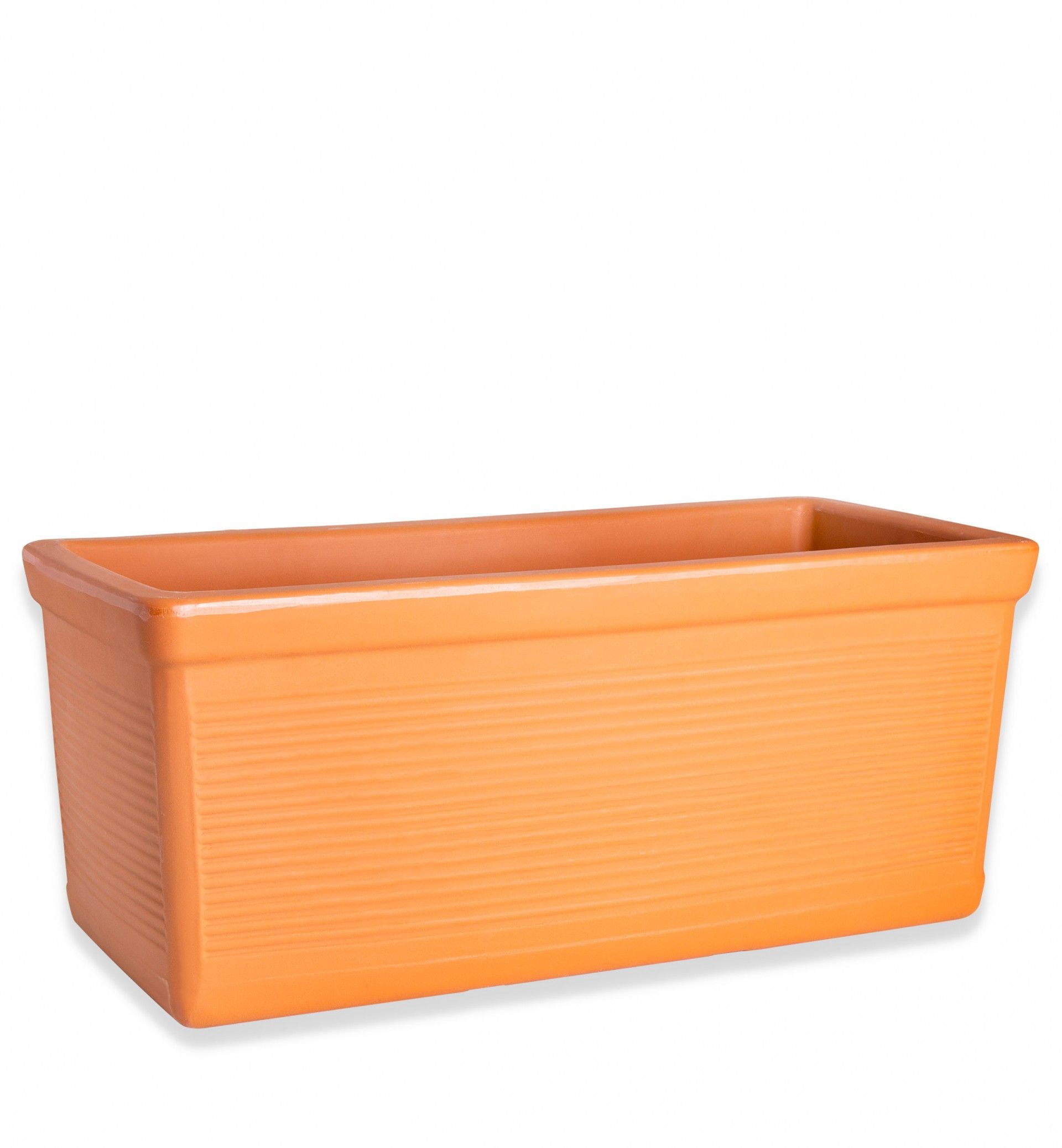 Floreira Plástica Millerigue Terracota N.80 82X35X34cm