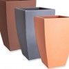 Vaso Plstico Orquidea Redondo Preto N.65 40X40X65cm