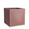 Vaso Plstico Cubo Bronze N.50 50X50X50cm