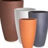 Vaso Plstico Cone Alto Preto N.90 50X90cm