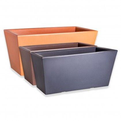 Floreira Plstica Camelia Preto N.60 30X30X35cm