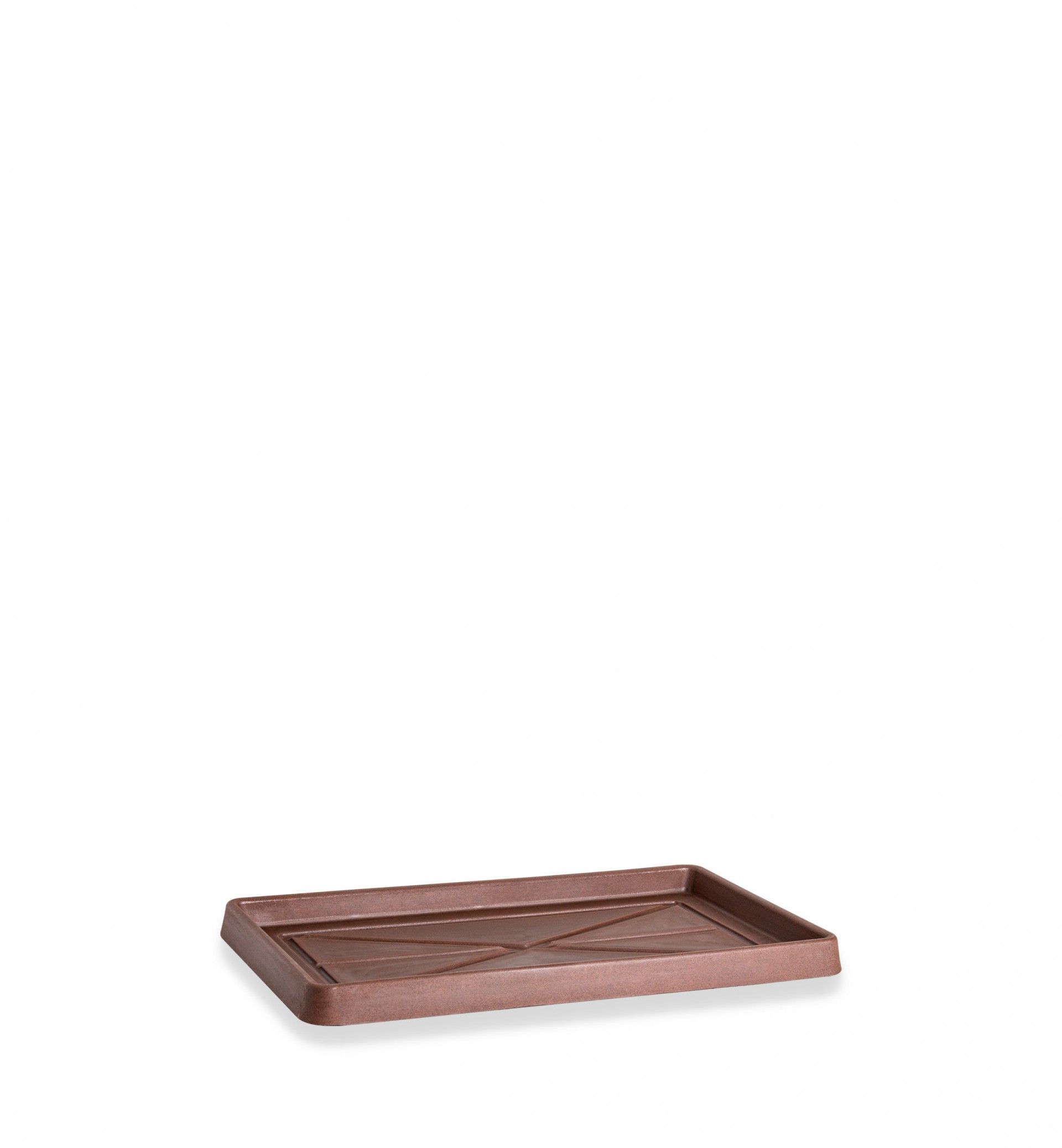 Prato Plástico Standard Retangular Bronze N.55 55X31X4cm