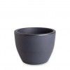 Vaso Plstico Tulipa Redondo Preto N.60 60X50cm