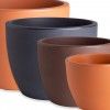 Vaso Plstico Tulipa Redondo Preto N.60 60X50cm