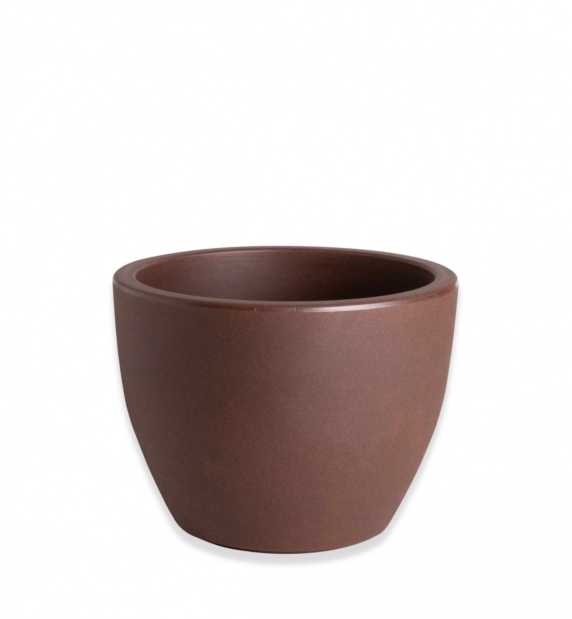 Vaso Plástico Tulipa Redondo Bronze N.30 30.5X23cm