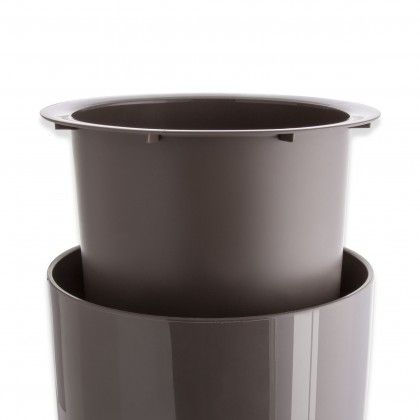 Vaso Santorini �29X40cm 17.5L Tortora Brilhante