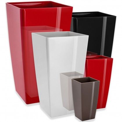 Vaso Pisa Sem Interior 40X40X78cm 90L Marfim