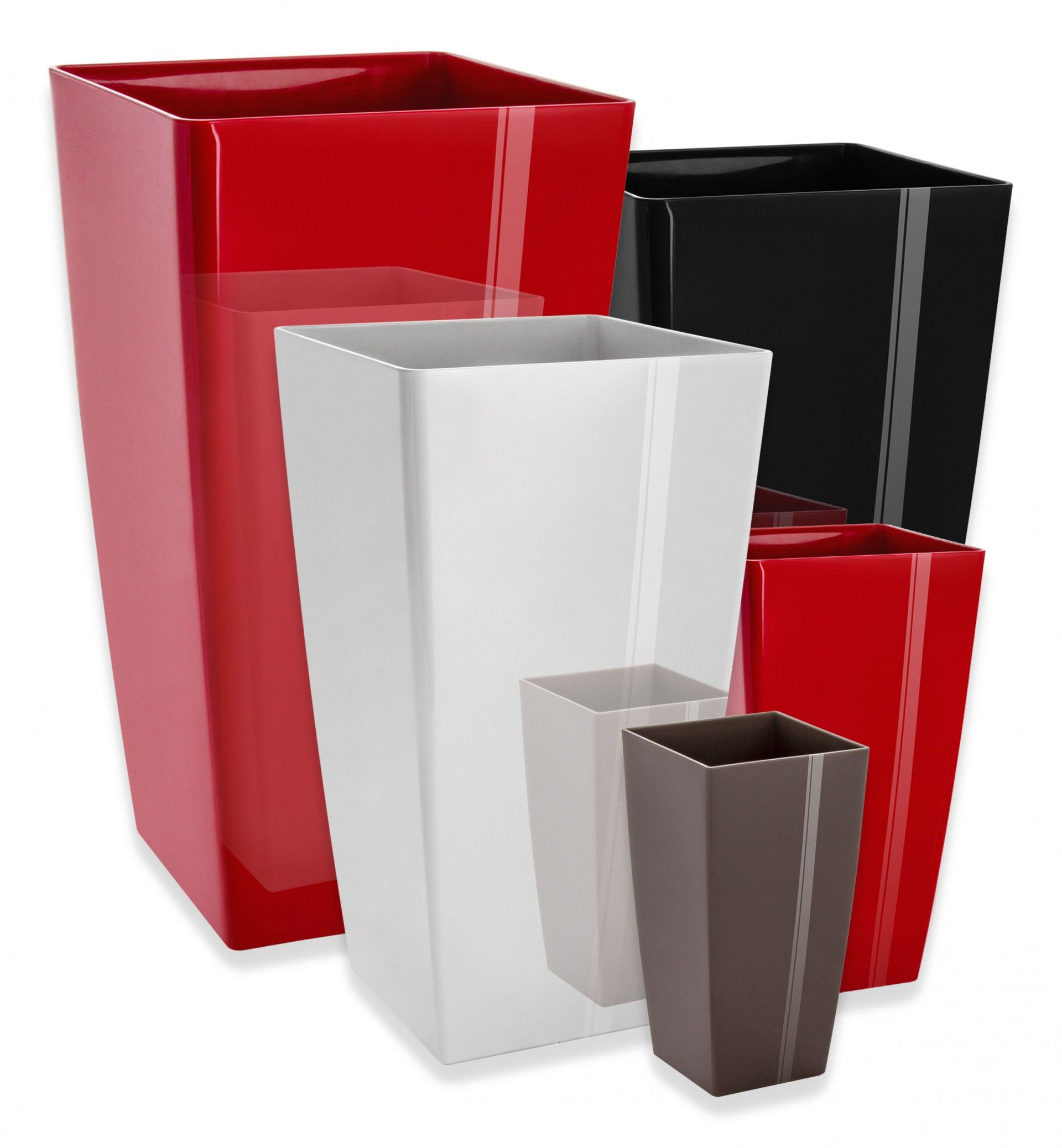 Vaso Pisa Sem Interior 40X40X78cm 90L Marfim