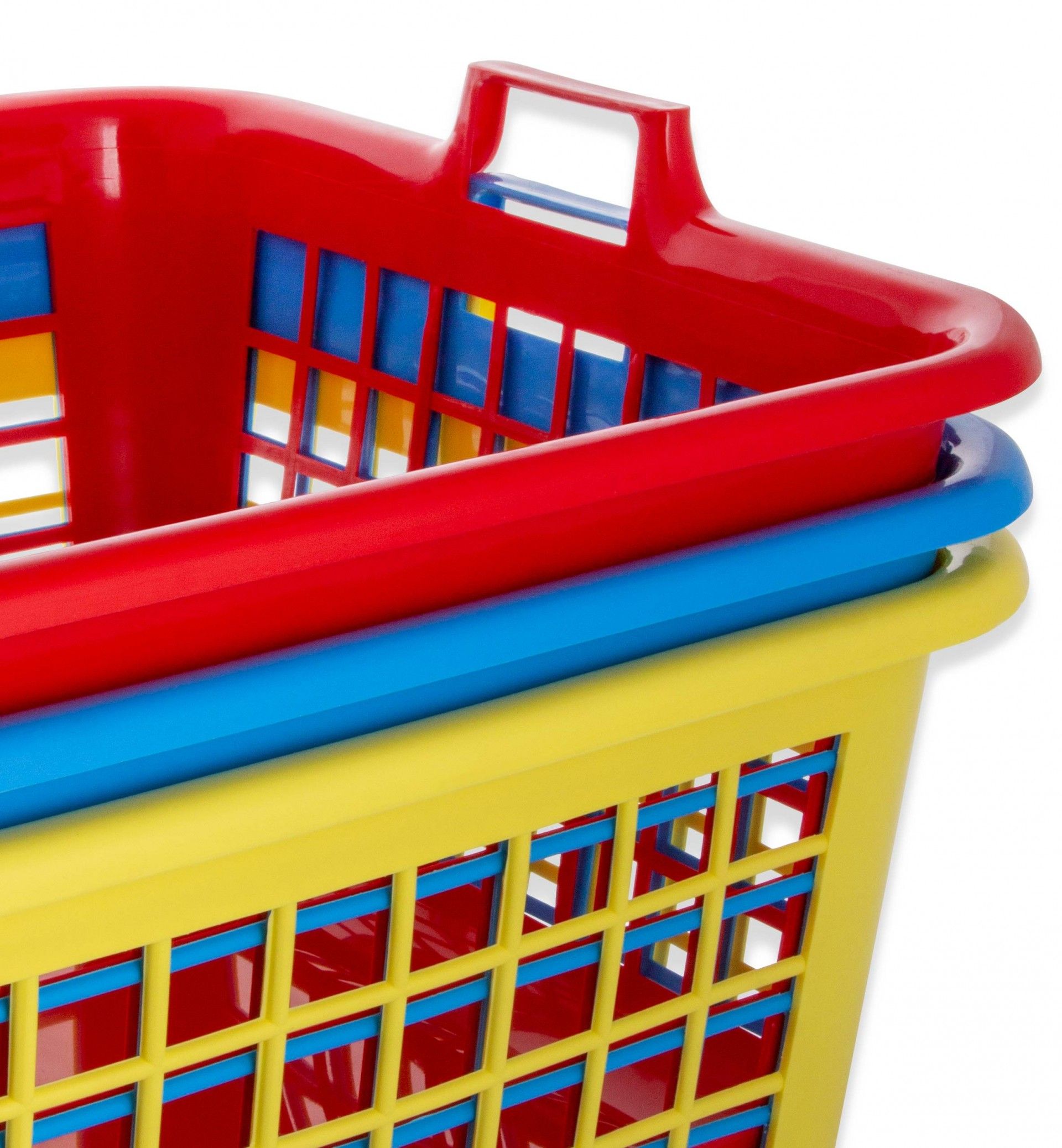 Cesto para Roupa Plástico com Asas 57l 63X46.5X26.5cm