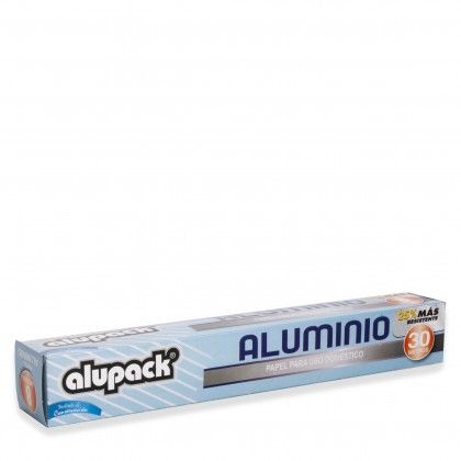 Rolo Alumnio Alimentar Domstico Alupack 30cmX30m