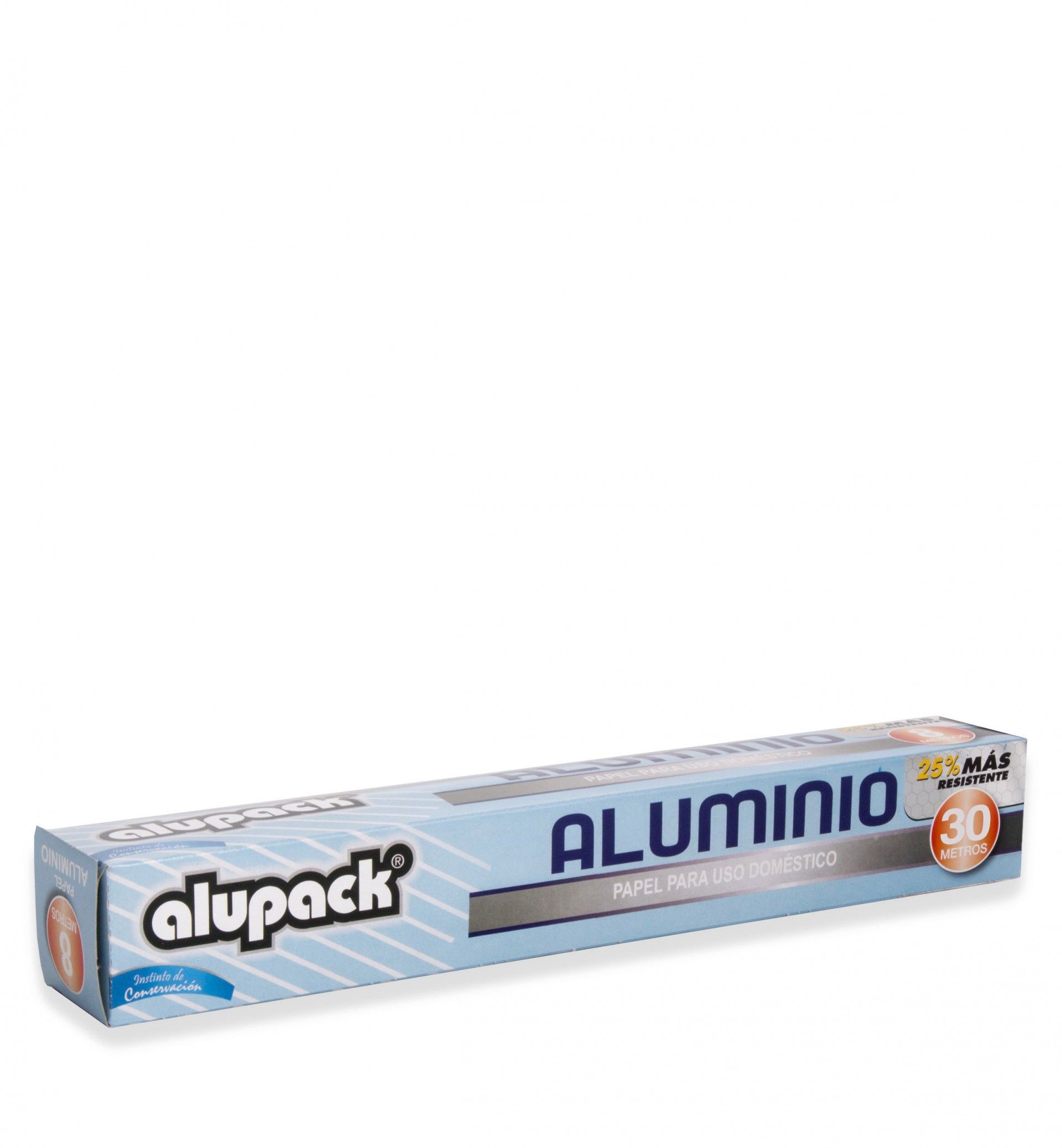 Rolo Alumínio Alimentar Doméstico Alupack 30cmX30m