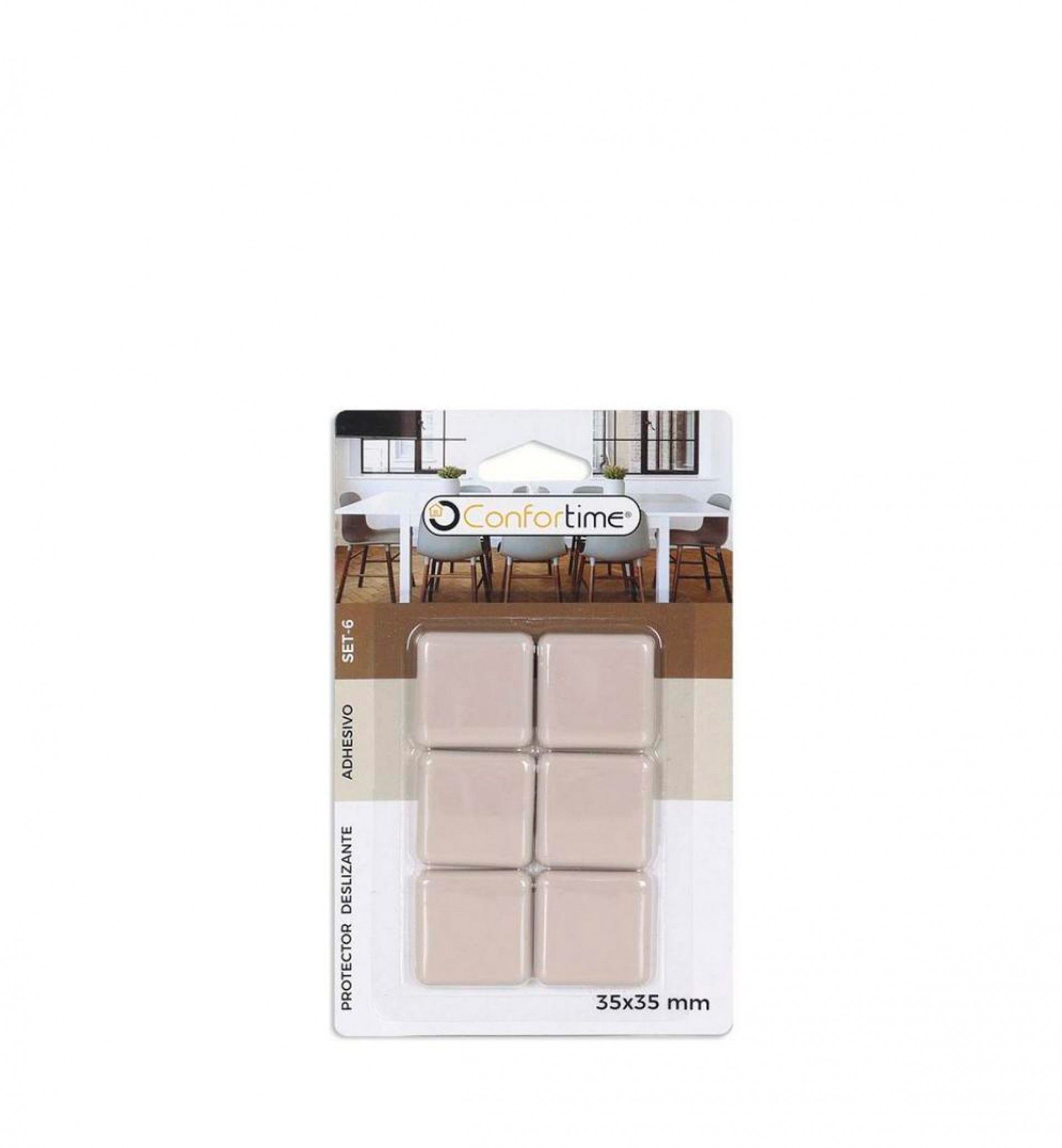 PROTETORES ADESIVOS 3.5X3.5CM PACK 6