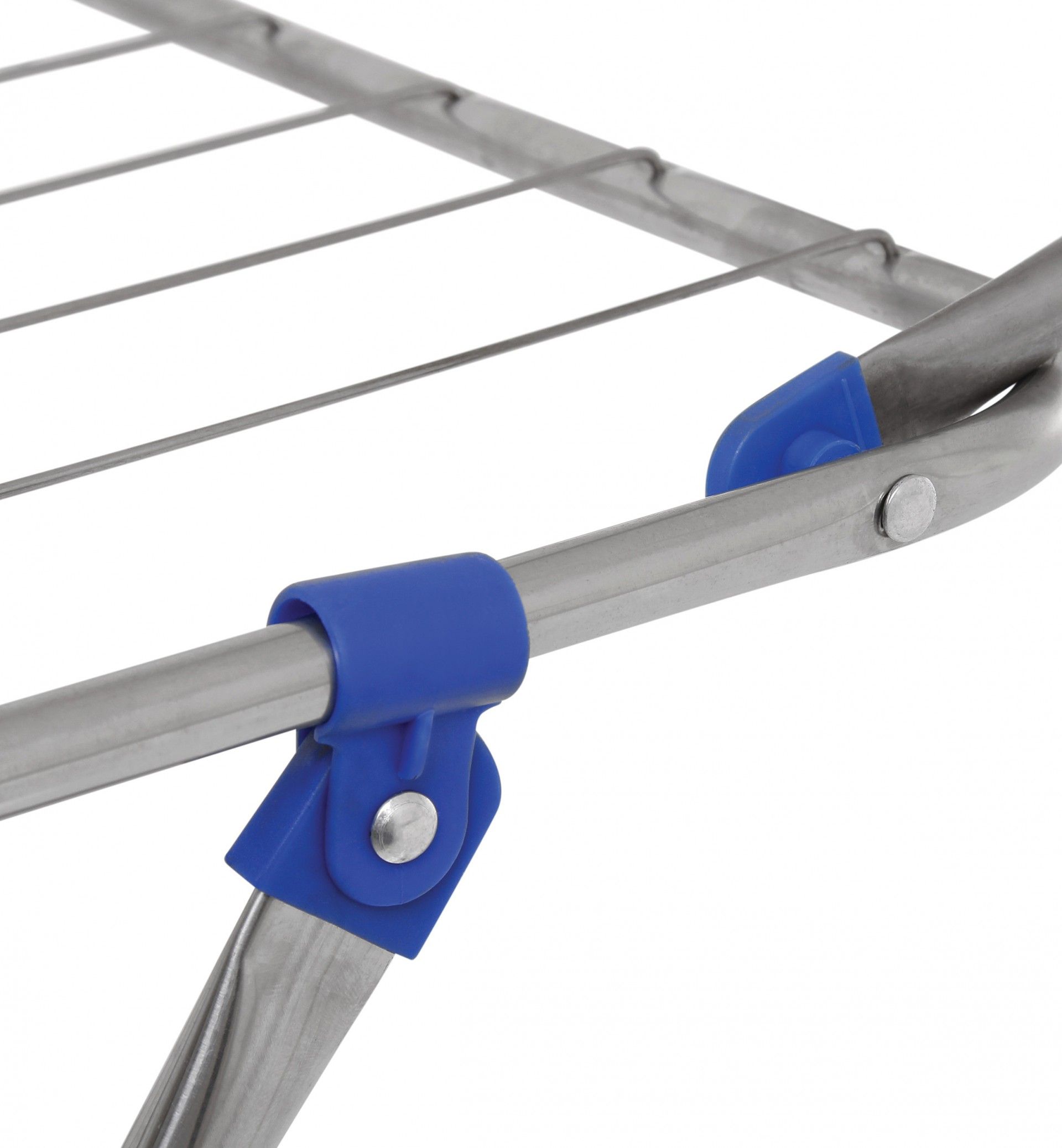 Estendal Chão Inox com Abas Vara Fina 18M