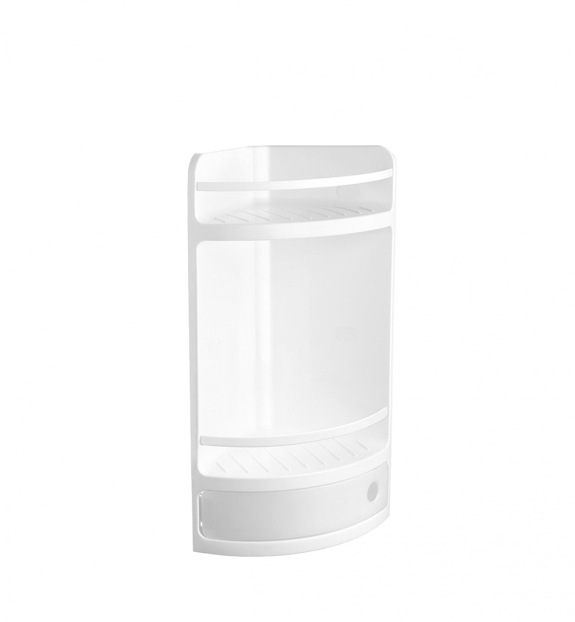 Estante Wc de Canto com Gaveta Branco 20X20X50CM