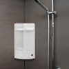 Estante Wc de Canto com Gaveta Branco 20X20X50CM